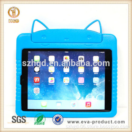 Lovely cat design kids shockproof tablet case for ipad 5 case